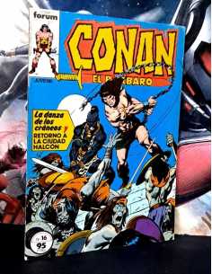 CASI EXCELENTE ESTADO CONAN EL BARBARO 16 FORUM COMICS GRAPA