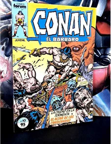 CASI EXCELENTE ESTADO CONAN EL BARBARO 10 FORUM COMICS GRAPA