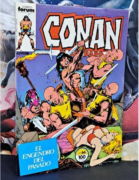 CASI EXCELENTE ESTADO CONAN EL BARBARO 66 FORUM COMICS GRAPA