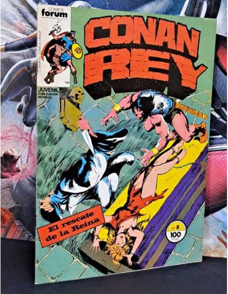 EXCELENTE ESTADO CONAN REY 8 FORUM COMICS GRAPA