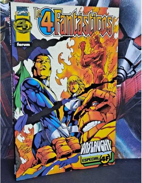 MUY BUEN ESTADO LOS 4 FANTASTICOS ESPECIAL ONSLAUGHT FORUM TAPA BLANDA