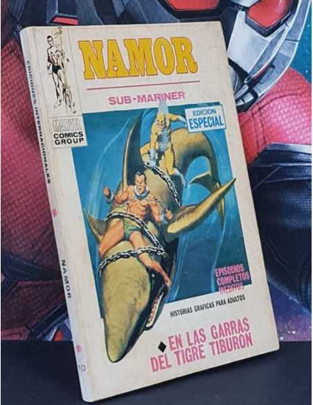 BUEN ESTADO NAMOR 10 EN LAS GARRAS DEL TIGRE TIBURÓN TACO EDICIONES VERTICE