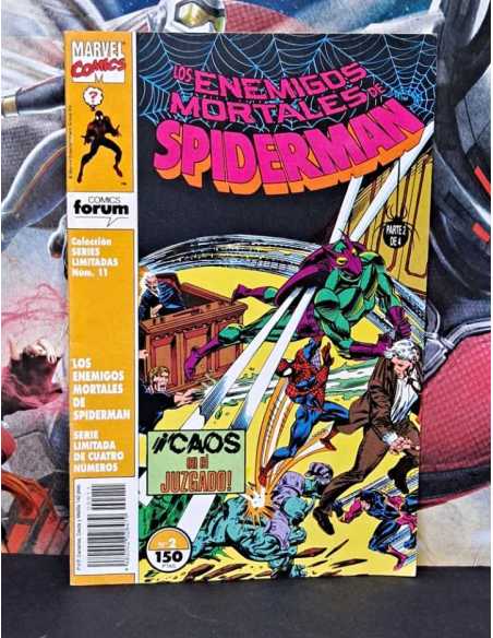 MUY BUEN ESTADO LOS ENEMIGOS MORTALES DE SPIDERMAN 2 SERIE LIMITADA 11 FORUM COMICS GRAPA SPIDER-MAN