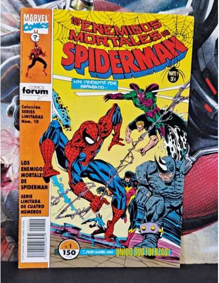MUY BUEN ESTADO LOS ENEMIGOS MORTALES DE SPIDERMAN 1 SERIE LIMITADA 10 FORUM COMICS GRAPA