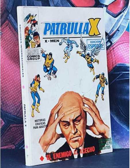 CASI EXCELENTE ESTADO PATRULLA X 7 EL ENEMIGO AL ACECHO TACO PRIMERA EDICIONES VERTICE