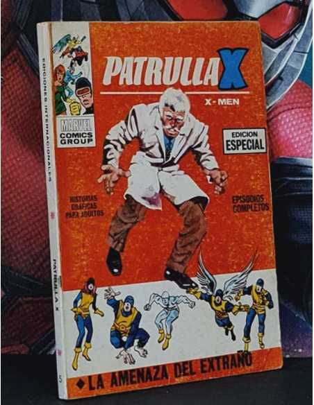 MUY BUEN ESTADO PATRULLA X 5 LA AMENAZA DEL EXTRAÑO TACO EDICIONES VERTICE