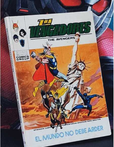 MUY BUEN ESTADO LOS VENGADORES 39 EL MUNDO NO DEBE ARDER TACO EDICIONES VERTICE