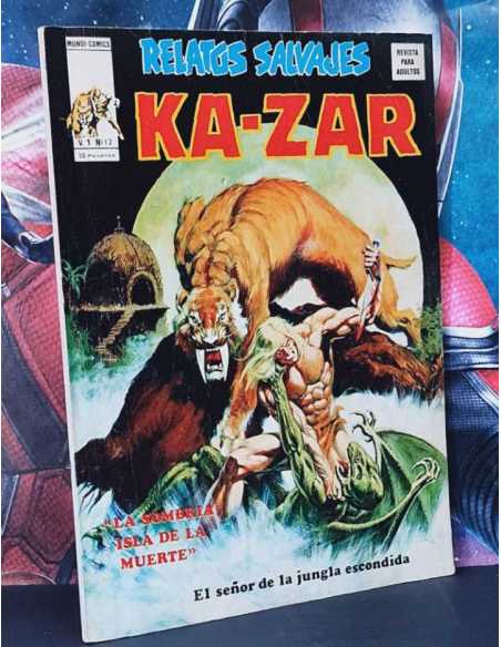 MUY BUEN ESTADO RELATOS SALVAJES 12 VOL.2 LA SOMBRÍA ISLA DE LA MUERTE KA-ZAR VOL II GRAPA VERTICE