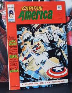 EXCELENTE ESTADO CAPITAN AMERICA 17 LOCURA ENTRE LAS...