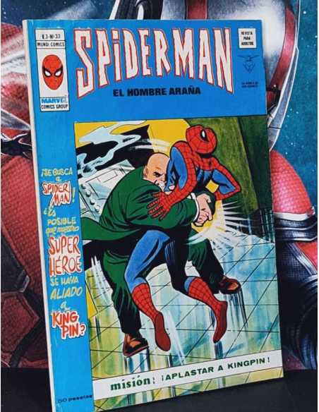 CASI EXCELENTE ESTADO SPIDERMAN 33 MISIÓN APLASTAR A KIMGPIN VOL.3 VOL III GRAPA VERTICE SPIDER-MAN