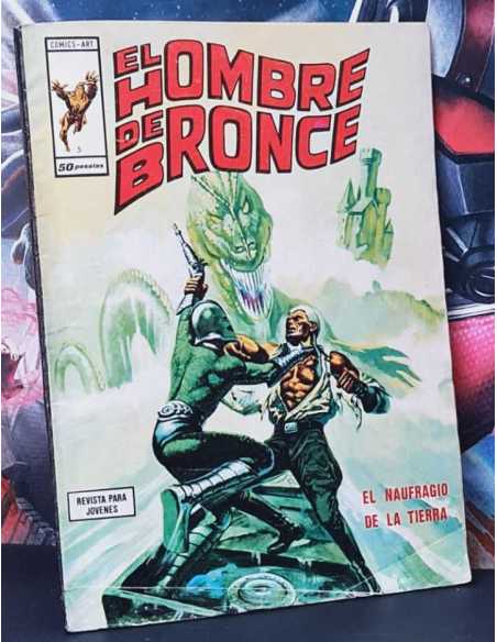 BUEN ESTADO EL HOMBRE DE BRONCE 5 EL NÁUFRAGO DE LA TIERRA GRAPA EDICIONES VÉRTICE