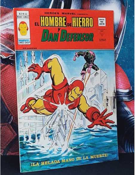 CASI EXCELENTE ESTADO HEROES MARVEL 33 LA HELADA MANO DE LA MUERTE VOL.2 VOL II VERTICE