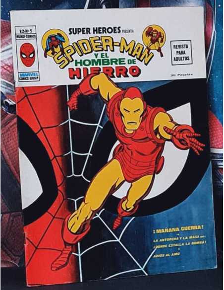 EXCELENTE ESTADO SUPER HEROES 5 MAÑANA GUERRA VOL.2 VOL II VERTICE