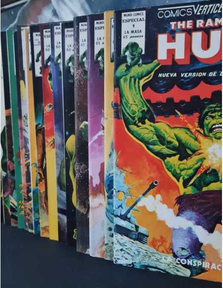 EXCELENTE ESTADO THE RAMPAGING HULK COMPLETA GRAPA EDCIONES VERTICE