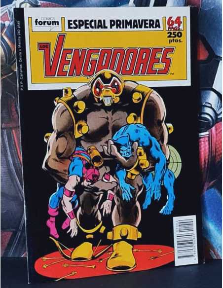 EXCELENTE ESTADO LOS VENGADORES ESPECIAL PRIMAVERA VOL.1 VOL I 1989 GRAPA COMICS FORUM