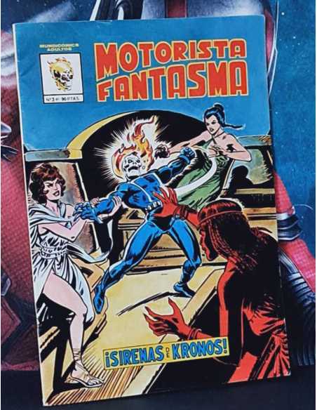 MUY BUEN ESTADO MOTORISTA FANTASMA 3 SIRENAS DE KRONOS MUNDICOMICS GRAPA VERTICE