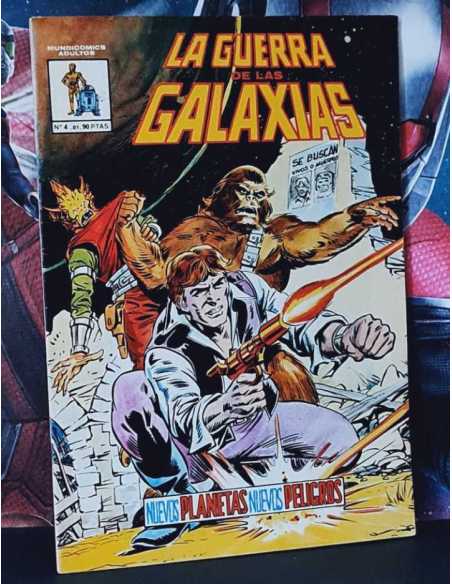 CASI EXCELENTE ESTADO LA GUERRA DE LA GALAXIAS 4 NUEVOS PLANETAS NUEVOS PELIGROS GRAPA VERTICE