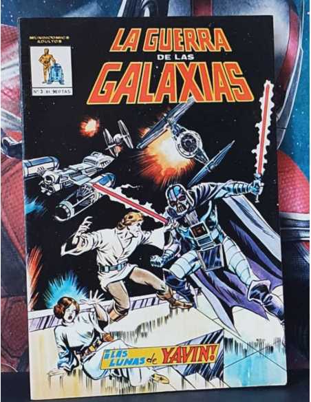CASI EXCELENTE ESTADO LA GUERRA DE LA GALAXIAS 3 LAS LUNAS DE YAVIN GRAPA VERTICE