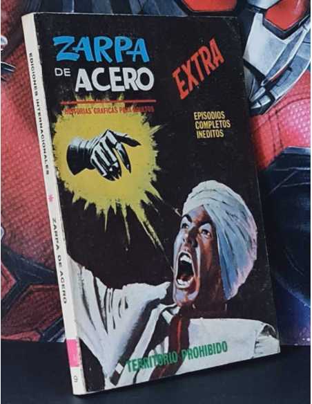 CASI EXCELENTE ESTADO ZARPA DE ACERO 9 TERRITORIO PROHIBIDO TACO EDICIONES VERTICE