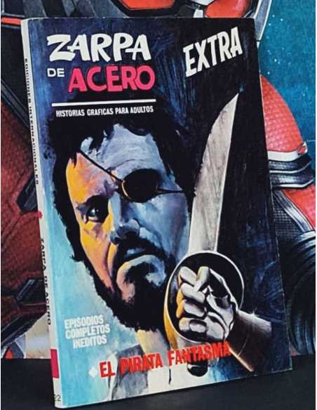 CASI EXCELENTE ESTADO ZARPA DE ACERO 22 EL PIRATA FANTASMA TACO EDICIONES VERTICE