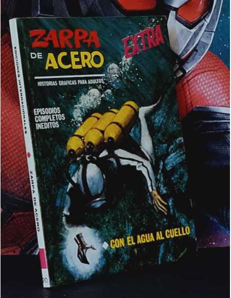 EXCELENTE ESTADO ZARPA DE ACERO 20 CON EL AGUA AL CUELLO TACO EDICIONES VERTICE