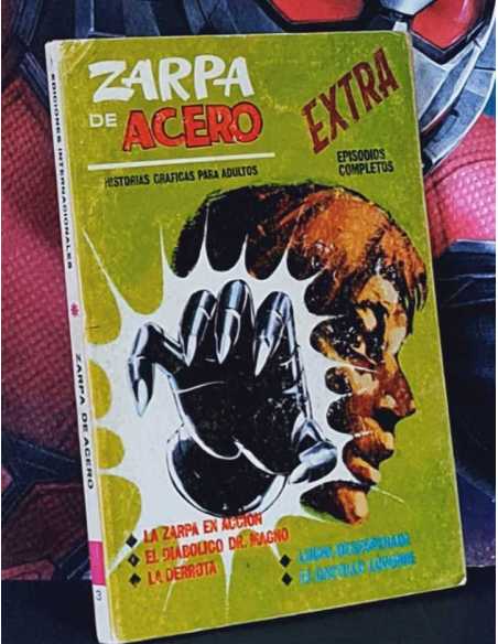 CASI EXCELENTE ESTADO ZARPA DE ACERO 3 EN ACCION TACO EDICIONES VERTICE