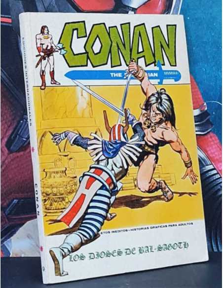 CASI EXCELENTE ESTADO CONAN 9 LOS DIOSES DE BAL-SAGOTH TACO EDICIONES VERTICE