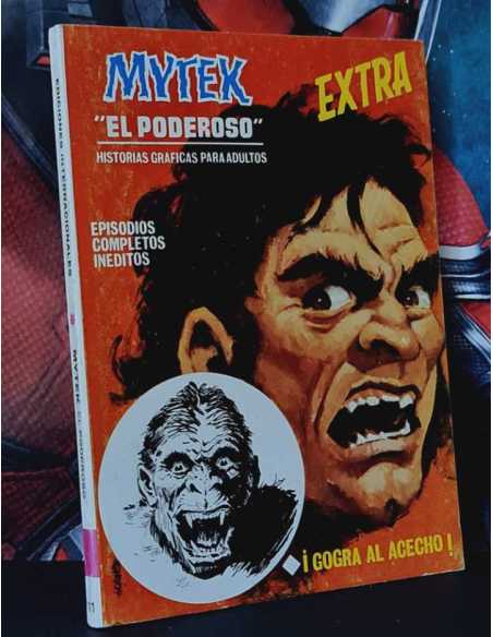 CASI EXCELENTE ESTADO MYTEK EL PODEROSO 11 COGRA AL ACECHO TACO EDICIONES VERTICE