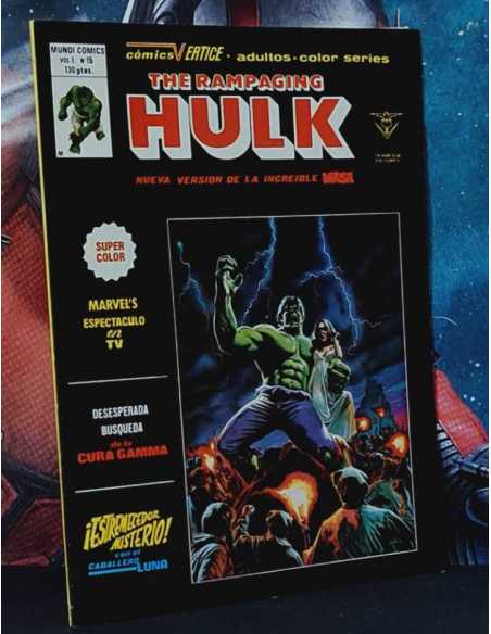 EXCELENTE ESTADO THE RAMPAGING HULK 15 UNA CURA PARA EL CAOS MASA COMICS VERTICE