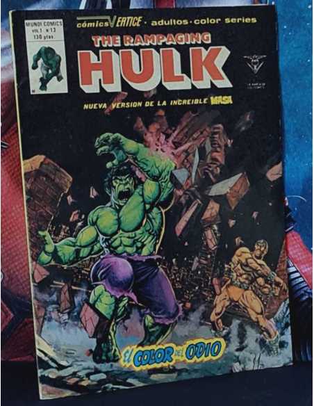 BUEN ESTADO THE RAMPAGING HULK 13 EL COLOR DEL ODIO MASA COMICS VERTICE