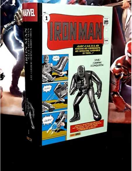 EXCELENTE ESTADO MARVEL OMNIGOLD GOLD IRON MAN 1 NACE IRON MAN INTEGRAL PANINI COMICS