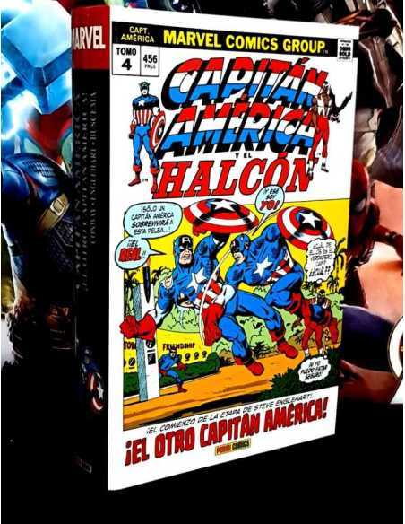 DE KIOSCO MARVEL OMNIGOLD GOLD CAPITAN AMERICA Y EL HALCON 4 INTEGRAL PANINI COMICS