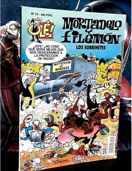 MUY BUEN ESTADO MORTADELO Y FILEMON 19 LOS SOBRINETES EDICIONES B OLE