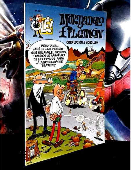 EXCELENTE ESTADO SEGUNDA EDICION MORTADELO Y FILEMON 125 CORRUPCION A MOGOLLON EDICIONES B OLE
