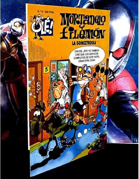 EXCELENTE ESTADO MORTADELO Y FILEMON 8 LA GOMEZTROIKA EDICIONES B OLE TERCERA EDICION TAPA BLANDA