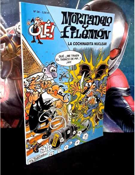EXCELENTE ESTADO MORTADELO Y FILEMON 34 OLE QUINTA EDICION B TAPA BLANDA