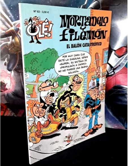 EXCELENTE ESTADO MORTADELO Y FILEMON 63 OLE QUINTA EDICION B TAPA BLANDA