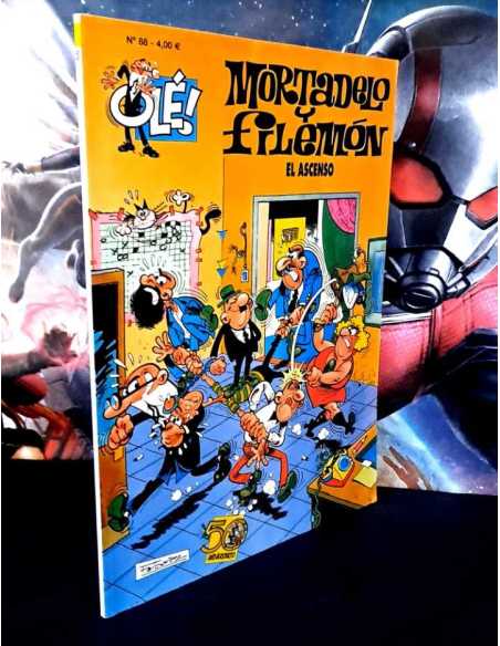 EXCELENTE ESTADO MORTADELO Y FILEMON 88 EL ASCENSO OLE CUARTA EDICION B TAPA BLANDA
