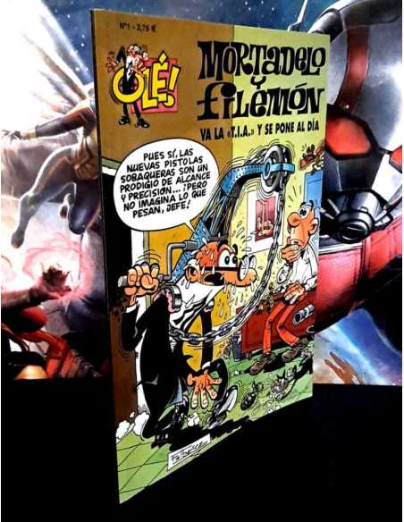 EXCELENTE ESTADO MORTADELO Y FILEMON VA LA TIA Y SE PONE AL DIA OLE CUARTA EDICION B TAPA BLANDA