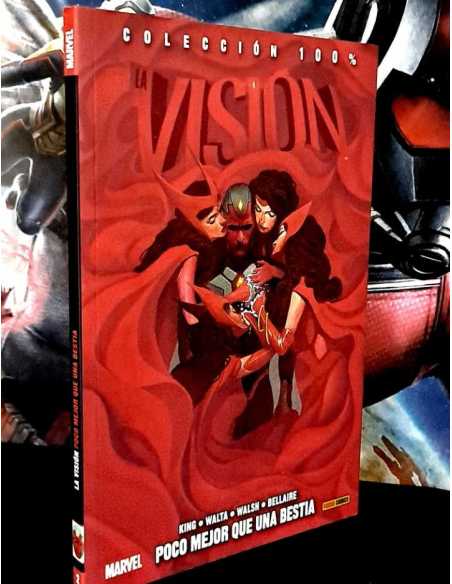 EXCELENTE ESTADO COLECCION 100% LA VISION 2 POCO MEJOR QUE UNA BESTIA PANINI TAPA BLANDA