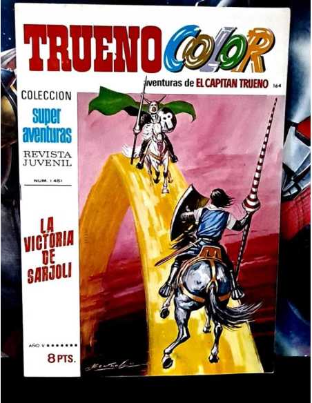 EXCELENTE ESTADO TRUENO COLOR 164 SUPER AVENTURAS 1451 LA VICTORIA DE SARJOLI BRUGUERA