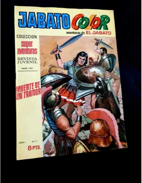 EXCELENTE ESTADO JABATO COLOR 11 SUPER AVENTURAS 1202 MUERTE DE UN TRAIDOR BRUGUERA