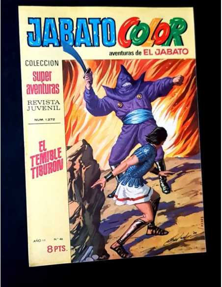 CASI EXCELENTE ESTADO JABATO COLOR 46 SUPER AVENTURAS 1272 EL TEMIBLE TIBURON BRUGUERA