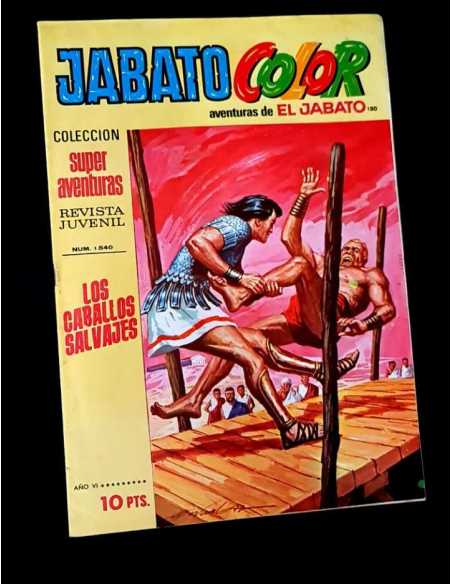 CASI EXCELENTE ESTADO JABATO COLOR 180 SUPER AVENTURAS 1540 LOS CABALLEROS SALVAJES BRUGUERA