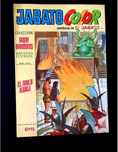 CASI EXCELENTE ESTADO JABATO COLOR 147 SUPER AVENTURAS 1472 EL IDOLO KUALI BRUGUERA