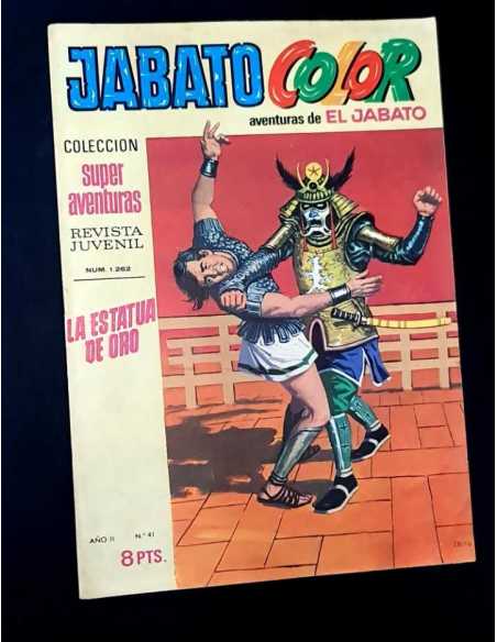 CASI EXCELENTE ESTADO JABATO COLOR 41 SUPER AVENTURAS 1262 LA ESTATUA DE ORO BRUGUERA