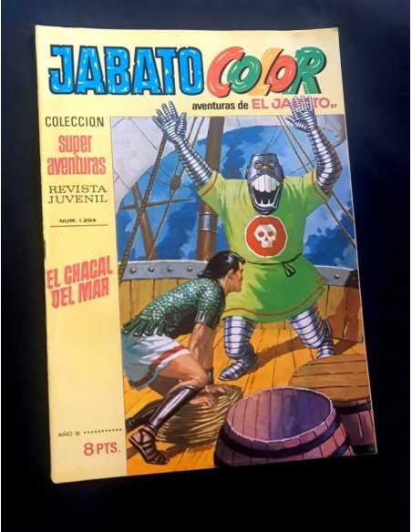 CASI EXCELENTE ESTADO JABATO COLOR 57 SUPER AVENTURAS 1294 EL CHACAL DEL MAR BRUGUERA