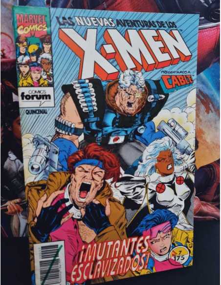 BUEN ESTADO LAS NUEVAS AVENTURAS DE X-MEN 7 MUTANTES ESCLAVIZADOS GRAPA FORUM