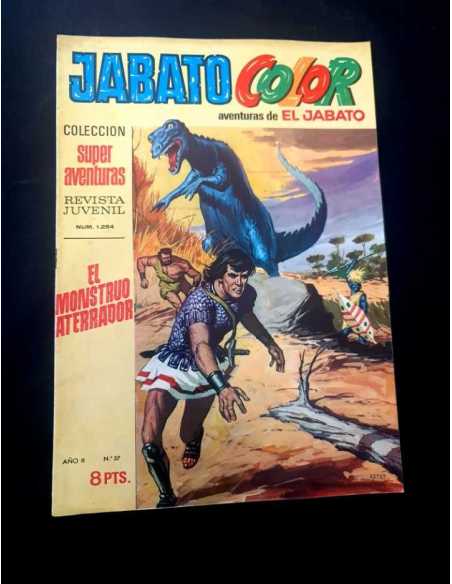 MUY BUEN ESTADO JABATO COLOR 37 SUPER AVENTURAS 1254 EL MONSTRUO ATERRADOR BRUGUERA
