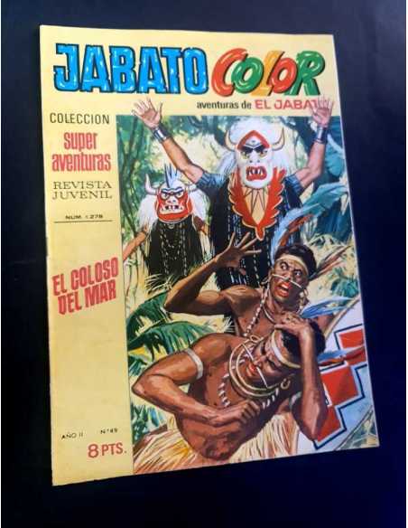 MUY BUEN ESTADO JABATO COLOR 49 SUPER AVENTURAS 1278 EL COLOSO DEL MAR BRUGUERA
